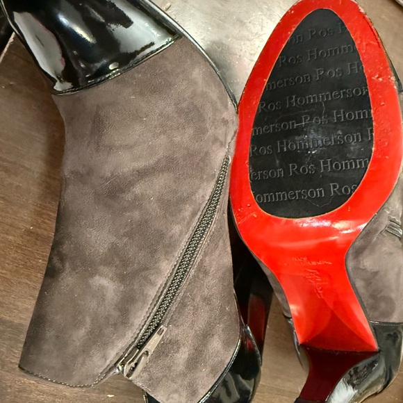 Women’s size 12 wide leather booties - Picture 3 of 13